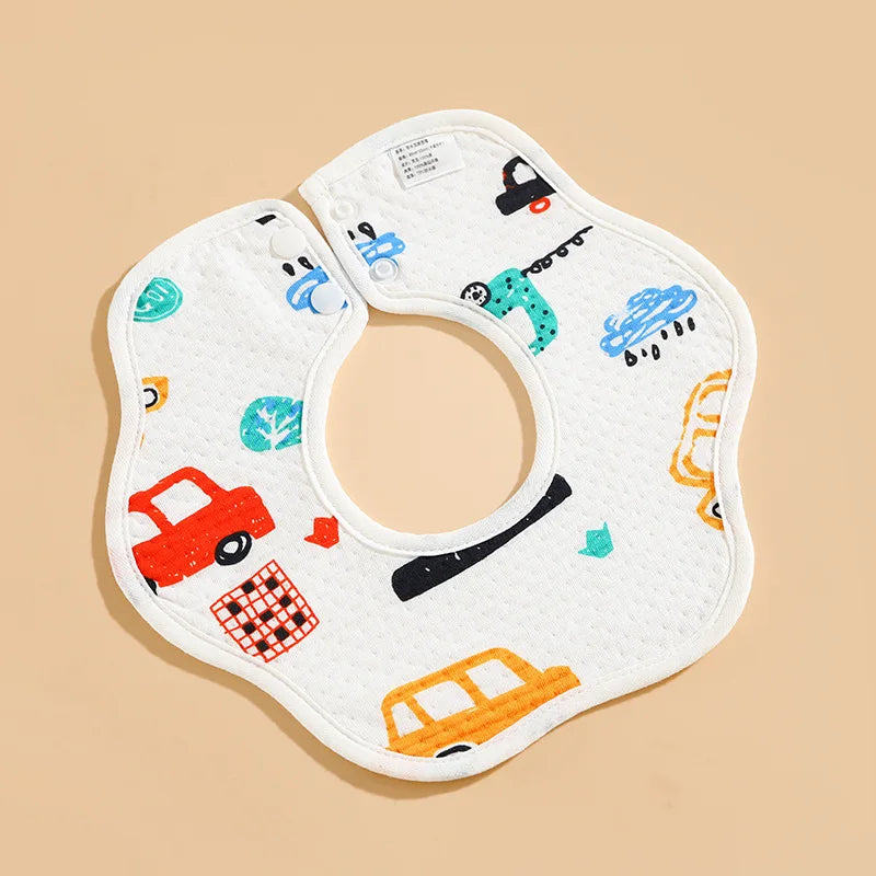 Cotton Waterproof Bib for newborns, multivariant-10